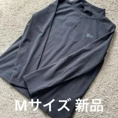 Reebok ボトルネックフリースニット紺 M 新品