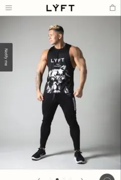 LYFT ライオンプリント タンクトップ　S