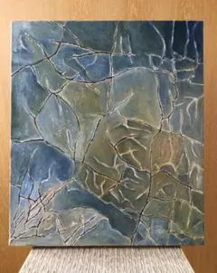 油絵　抽象　オリジナル