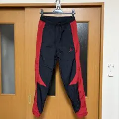NIKE Jordan 黒赤 トラックパンツ サイドジッパー S ナイキ