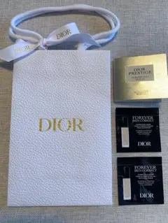 Dior リポン付きショッパーとサンプル:美容液+コンシーラー