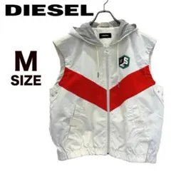 美品土日セール】DIESEL ジップアップベスト Size M ノースリーブ 