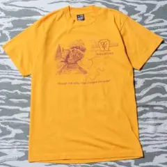 Basically Bach プリント Tシャツ オレンジ 90s - メルカリ