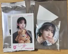 LE SSERAFIM DICON POPUP チェキ　缶バッチ　サクラ