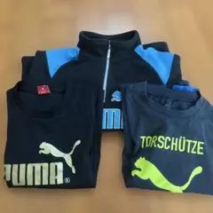 PUMA フリースジャケットと長袖Tシャツセット