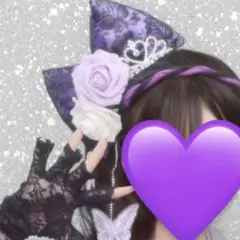 体育祭 盛り髪セット 紫