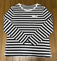 スタディオクリップ　ムーミンコラボ　ボーダー長袖Ｔシャツ