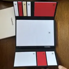 CHANEL 文房具セット ロゴ入り　付箋　メモ帳　鉛筆
