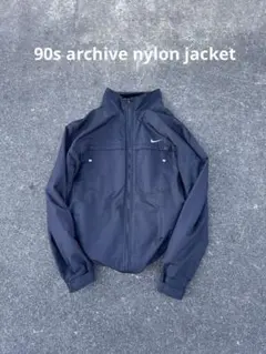 90s archive vintage nike nylon jacket