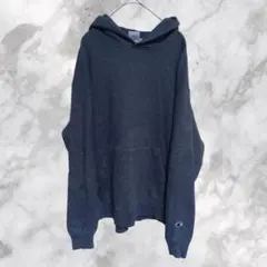 Champion【M】フード付きパーカー ダークグレー　秋冬　厚手　レディース