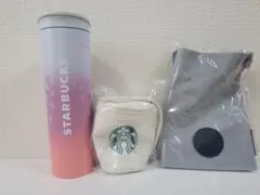 2026年福袋　STARBUCKS オレンジグラデーションタンブラー他