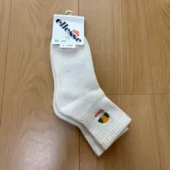 未使用 ellesse 靴下 22-24cm 白 日本製のサムネイル