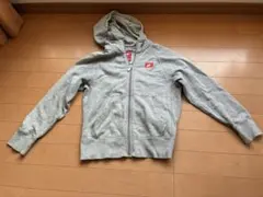 NIKE キッズ ジップアップパーカー グレー