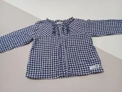 Biquette ギンガムチェック柄シャツ　95cm