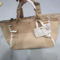JILL by JILLSTUART フリルトートバッグ ベージュ