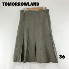 ☆W0642S☆ TOMORROWLAND ひざ丈スカート