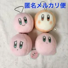 星のカービィ　羊毛フェルト風フェイスマスコット　4種セット