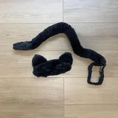 猫耳　猫しっぽ　黒猫　ハロウィン