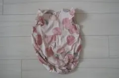 gelato pique 桃柄ロンパース 80-90size