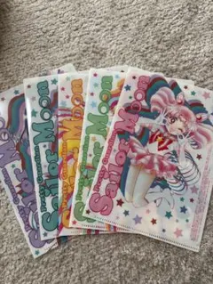明治×美少女戦士セーラームーンファミリーマート　ファミマ　クリアファイル全5種