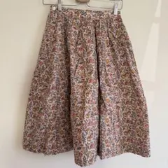 DAKS 小花柄 ピンク フレアスカート