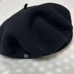 LAULHÈRE ウール ベレー帽 黒