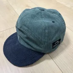 3can4on コーデュロイキャップ グリーン ネイビー ベビー キッズ