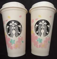 スターバックス SAKURA リユーザブルカップ 　2個セット　スタバ　475