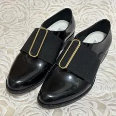TEMPERATE レインシューズ ブラック ゴールド金具のサムネイル