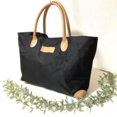 美品MACKINTOSH PHILOSOPHY ナイロン　トートバック　ブラック