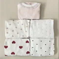 ベビーコンビ肌着 5点セット50-60cm 西松屋他