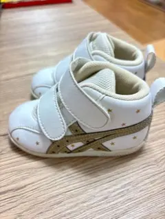 ASICS ファーストシューズ 12cm ホワイト 白 アシックス 人気 靴