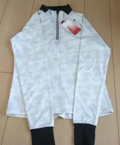 ウォームエア　ストレッチ　ハーフジップ　トップス