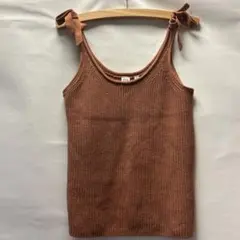 GAP ノースリーブ ニット ブラウン Sサイズのサムネイル