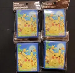 ポケモン　カードゲーム　スリーブ ピカチュウ4個