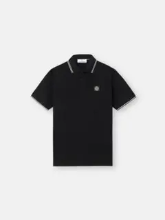 【Stone 】ポロシャツ ブラック L ほぼ未使用 STONE ISLAND 半袖 鹿の子 ポロシャツ 黒【新品未使用】｜Yahoo!フリマ