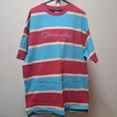 Champion チャンピオン Tシャツ 半袖 XL ボーダー メンズ