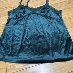 ベロア素材　キャミソール