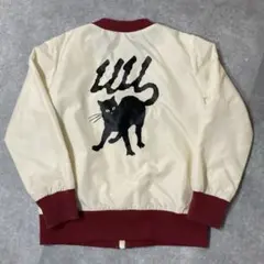 ユニクロ × アンダーカバー コラボ uu キッズ 猫 ナイロンブルゾン 120のサムネイル