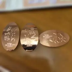 東京ディズニーランド スーベニアメダル ズートピア 3種　ニック　ジュディのサムネイル