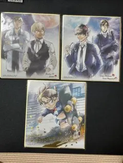 名探偵コナン ミニ色紙 3枚セット