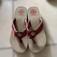 TORY BURCH トングサンダル 厚底 レッドのサムネイル