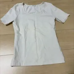 【匿名配送】GLACIER 半袖トップス カットソー アイボリー Sサイズのサムネイル
