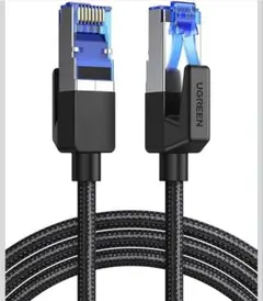 UGREEN LANケーブル 2M メッシュ カテゴリー8 コネクタ 超光速