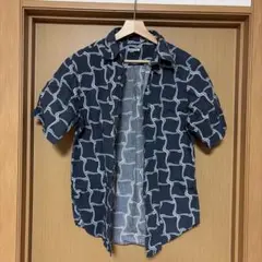Paul Smith Jeans 半袖シャツ L ネイビーのサムネイル