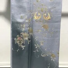 D556訪問着　刺繍　鳳凰　唐草　金彩　正絹　着物　袷　しつけ糸付き未使用極美品
