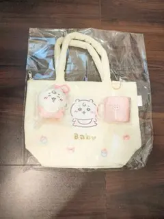 ちいかわ　ちいかわベビー マスコット キルティングトートバッグ ちいかわ