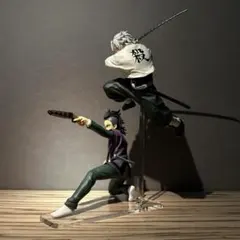 ※アクリル台座+支柱のみ 鬼滅の刃　不死川実弥　玄弥　フィギュア2体用台座