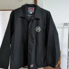 BEN DAVIS ブラック ナイロンジャケット XL