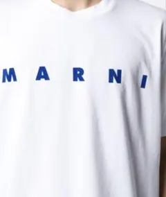 MARNI 2024年限定 オーバーサイズ ロゴ Tシャツ 46 ホワイト - メルカリ